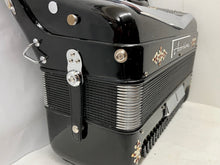 Load image into Gallery viewer, Accordiana Model 305 By Excelsior Piano Accordion LM 41 Keys 120 Bass - Black