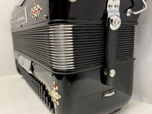 Load image into Gallery viewer, Accordiana Model 305 By Excelsior Piano Accordion LM 41 Keys 120 Bass - Black