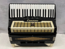 Load image into Gallery viewer, Camerano Piano Accordion LM 41 Keys 120 Bass - Black/White
