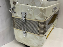 Load image into Gallery viewer, Caruso Piano Accordion LM 25 Key 48 Bass - White and Gold