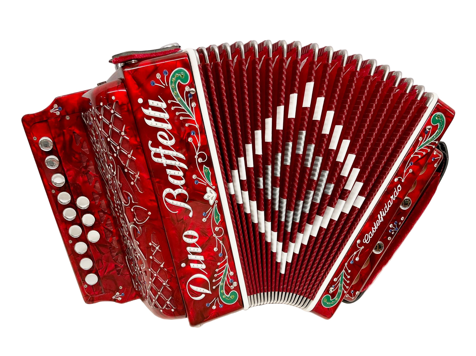 Dino Baffetti Art. 22 Lusso Organetto 2 Bass – Accordions Canada