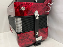 Load image into Gallery viewer, Hohner Bravo II 48 Piano Accordion MM 26 Key 48 Bass - Red (Used)
