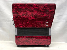 Load image into Gallery viewer, Hohner Bravo II 48 Piano Accordion MM 26 Key 48 Bass - Red (Used)