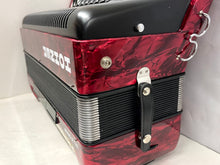 Load image into Gallery viewer, Hohner Bravo III 120 Piano Accordion 41 Key 120 Bass - Red (Used)