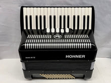 Load image into Gallery viewer, Hohner Bravo III 72 Piano Accordion LMM 34 Key 72 Bass - Black
