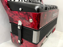 Load image into Gallery viewer, Hohner Bravo III 72 Piano Accordion LMM 34 Key 72 Bass - Red (Demo)