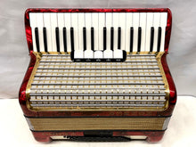 Load image into Gallery viewer, Hohner Concerto III Piano Accordion LMM 34 Keys 72 Bass - Red