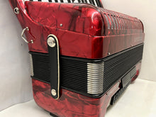 Load image into Gallery viewer, Hohner Concerto III N 72 Piano Accordion LMM 34 Keys 72 Bass - Red