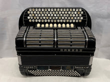 Load image into Gallery viewer, Hohner Morino Artist IV N Chromatic Button Accordion B System LMMM 5 Row 120 Bass - Black