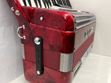 Load image into Gallery viewer, Lido Model 100 Piano Accordion LM 41 Key 120 Bass - Red