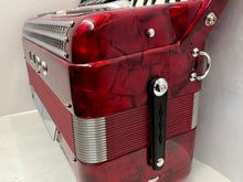 Load image into Gallery viewer, Lido Model 100 Piano Accordion LM 41 Key 120 Bass - Red