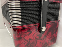 Load image into Gallery viewer, M Mbat Chromatic Accordion B System MM 5 Row 60 Bass - Red