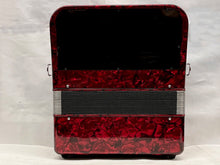 Load image into Gallery viewer, M Mbat Chromatic Accordion B System MM 5 Row 60 Bass - Red