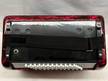 Load image into Gallery viewer, M Mbat Chromatic Accordion B System MM 5 Row 60 Bass - Red