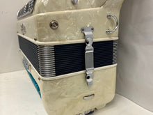 Load image into Gallery viewer, P.A.M. By La Piatanesi Piano Accordion LM 41 Keys 120 Bass - White and Blue