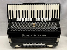 Load image into Gallery viewer, Paolo Soprani Italia Piano Accordion LMMH 41 Keys 120 Bass - Black
