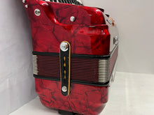 Load image into Gallery viewer, Paolo Soprani Piano Accordion LMM 37 Key 80 Bass - Red