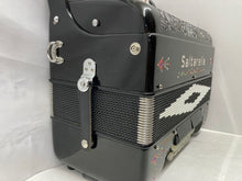 Load image into Gallery viewer, Saltarelle Morvan IV Diatonic Button Accordion 3 Row GCF (Sol) - Black