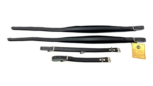 Italcinte Premium Small X-Long Velvet Accordion Shoulder Straps