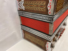 Load image into Gallery viewer, Vokal Marjan Steirische Diatonic Button Accordion BEA LMM 3 Row 11 Bass (Helikon) - Wood Finish