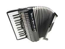 Load image into Gallery viewer, Weltmeister Perle 48 Bass Piano Accordian - Black
