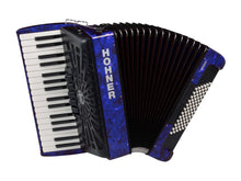 Load image into Gallery viewer, Hohner Bravo III 72 Paino Accordion LMM 34 Key 72 Bass - Blue