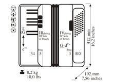 Load image into Gallery viewer, Weltmeister Achat Piano Accordion LMM 34 Keys 80 Bass