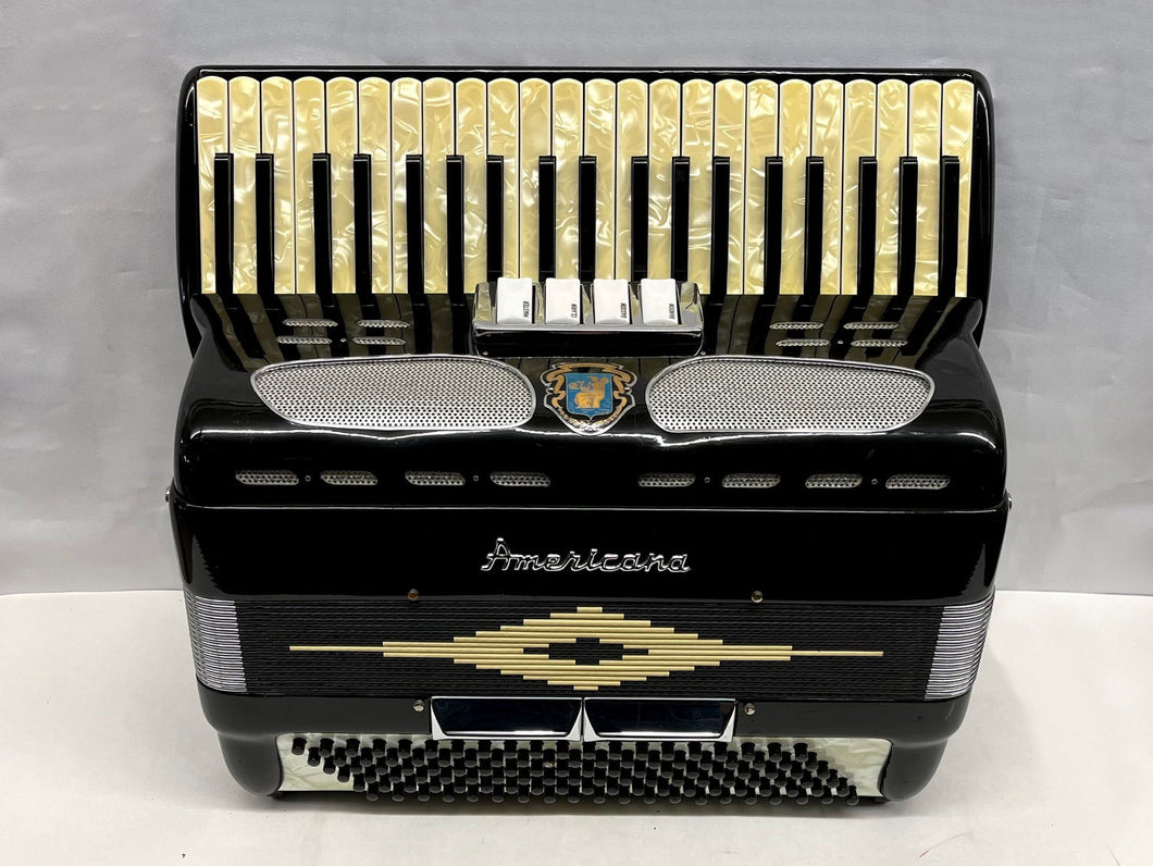 Americana Piano Accordion LM 41 Keys 120 Bass - Black