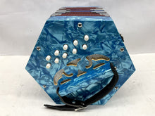 Load image into Gallery viewer, Anglo Diatonic Concertina GC - Baby Blue

