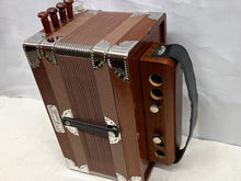 Load image into Gallery viewer, Hohner Ariette Cajun Diatonic Button Accordion C (Do) 1 Row 2 Bass - Wood Finish
