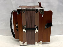 Load image into Gallery viewer, Hohner Ariette Cajun Diatonic Button Accordion C (Do) 1 Row 2 Bass - Wood Finish
