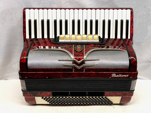 Beltone Piano Accordion LMM 41 Keys 120 Bass - Red