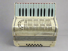 Load image into Gallery viewer, Borsini Piano Accordion 25 Key 12 Bass - White
