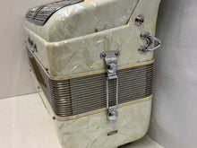 Load image into Gallery viewer, Caruso Piano Accordion LM 25 Key 48 Bass - White and Gold
