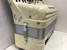 Load image into Gallery viewer, Crucianelli Mod. 10c Piano Accordion LMH 41 Key 120 Bass - White/Cream
