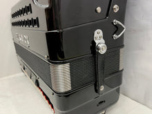 Load image into Gallery viewer, Elkavox Chromatic Button Accordion B System LMM 5 Row 120 Bass - Black
