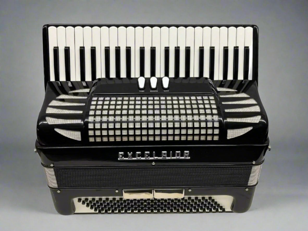 Excelsior 306 Piano Accordion LM 41 Keys 120 Bass - Black