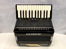 Load image into Gallery viewer, Golden Cup Piano Accordion MM 26 Key 48 Bass - Black
