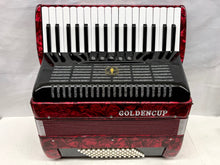 Load image into Gallery viewer, Golden Cup Piano Accordion LMM 34 Key 72 Bass - Red
