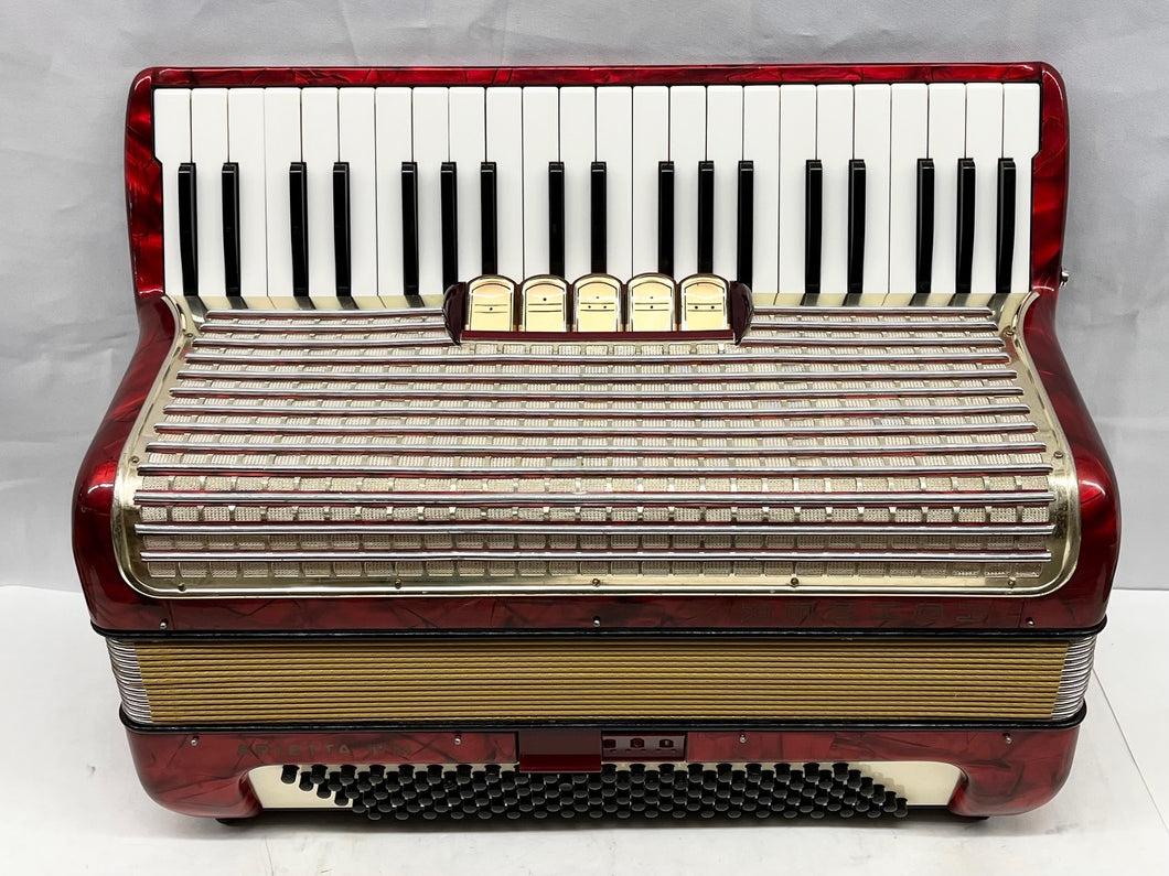 Hohner Arietta IVM Piano Accordion LMM 41 Key 120 Bass - Red