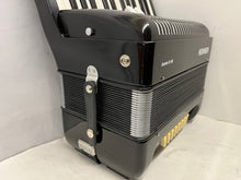 Load image into Gallery viewer, Hohner Bravo II 48 Piano Accordion MM 26 Key 48 Bass - Black (Used)
