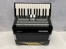 Load image into Gallery viewer, Hohner Bravo II 48 Piano Accordion MM 26 Key 48 Bass - Black (Used)
