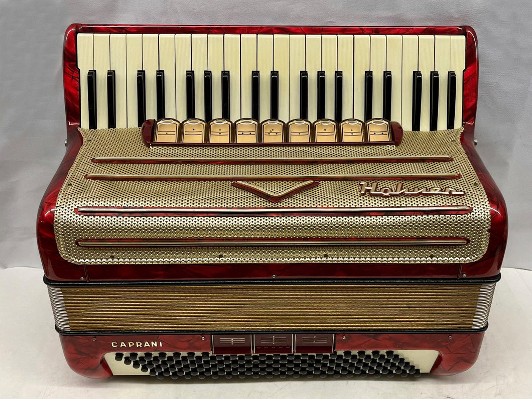 Hohner Caprani Piano Accordion LMM 41 Keys 120 Bass - Red