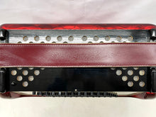 Load image into Gallery viewer, Hohner Concerto II Piano Accordion MM 34 Key 72 Bass - Red

