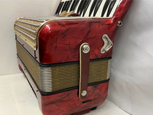 Load image into Gallery viewer, Hohner Concerto II Piano Accordion MM 34 Key 72 Bass - Red
