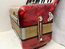 Load image into Gallery viewer, Hohner Concerto II Piano Accordion MM 34 Key 72 Bass - Red
