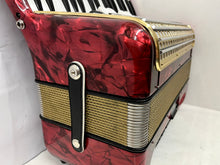 Load image into Gallery viewer, Hohner Concerto III Piano Accordion LMM 34 Keys 72 Bass - Red
