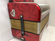 Load image into Gallery viewer, Hohner Corona II Diatonic Button Accordion ADG MM 3 Row 12 Bass - Red
