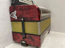 Load image into Gallery viewer, Hohner Corona II Diatonic Button Accordion ADG MM 3 Row 12 Bass - Red

