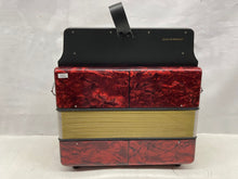 Load image into Gallery viewer, Hohner Corona II Diatonic Button Accordion ADG MM 3 Row 12 Bass - Red
